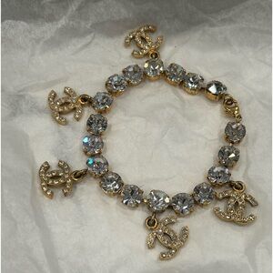 SOLD Chanel Barbie Rhinestone Bracelet